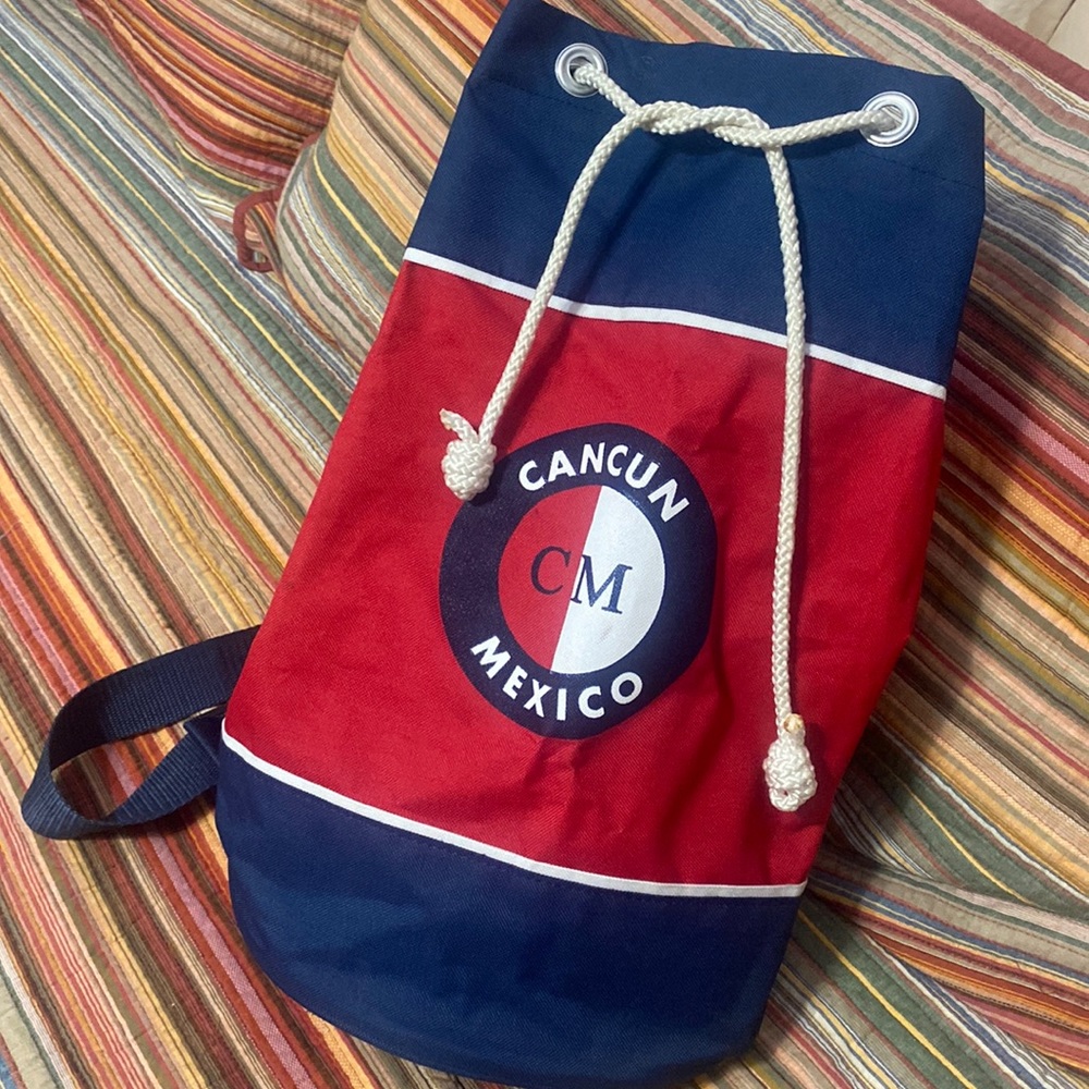 Drawstring crossbody by Artex. Unisex.